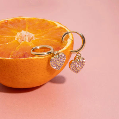 ✨ Golden Heart Stud Earrings ✨